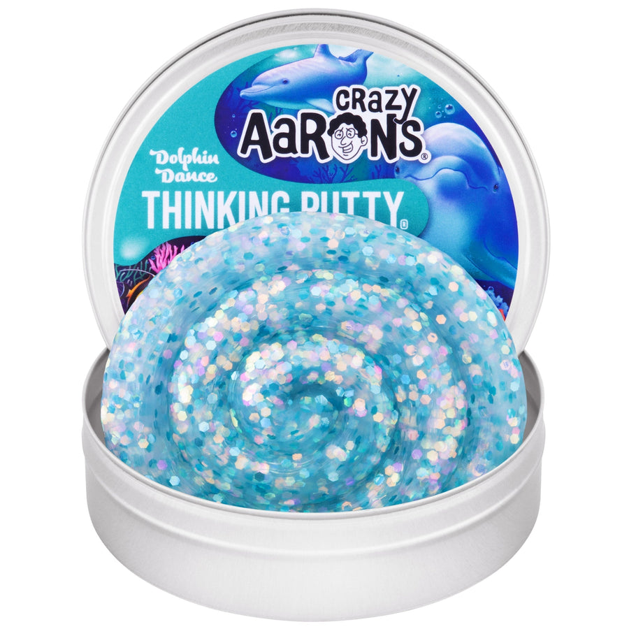 Dolphin Dance - 3.5" Thinking Putty Tin I8